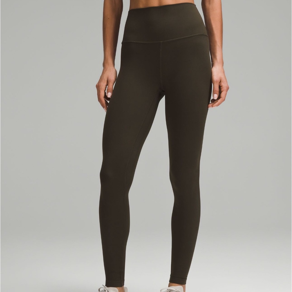 Lululemon align High-rise pant 28” dark olive